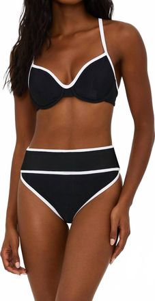 Beach Riot Kori Bikini Top In Black