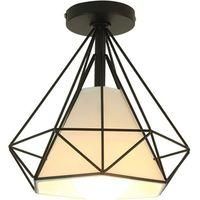 OEM L&aacute;mpara De Techo Industrial Vintage, L&aacute;mpara Colgante De Metal Negro Y Dorado Con Casquillo E27, Ara&ntilde;a Moderna, Para Pasillo, Cocina, Hotel, Restauran