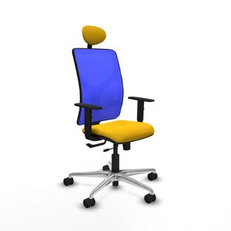 Piqueras y Crespo Silla De Oficina Piqueras Y Crespo Motilla Negro Espuma Alta Densidad