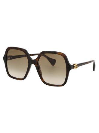 Gucci GG1072S Havana Brown Acetate Sunglasses - Brown