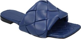 Bottega Veneta Womens Leather Lido Flat Sandal (Authentic Pre-Loved)