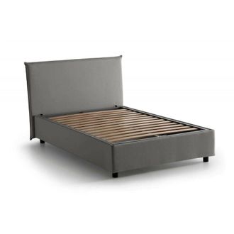 Talamo Italia Talamo Italia - Letto piazza e mezza Anissa, Letto contenitore con rivestimento in tessuto, 100% Made in Italy, Apertura frontale, adatto per