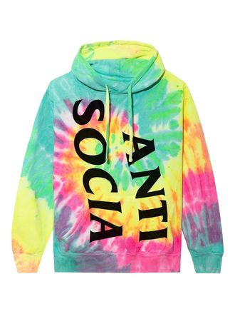 ANTI SOCIAL SOCIAL CLUB tie-dye hoodie - Neutrals