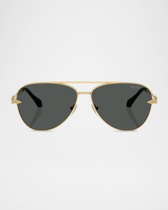Versace Men & apos;s VE2283 Aviator Sunglasses