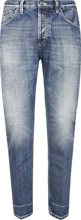 Dondup Tailored Straight-Leg Brighton Pants with Minimalist Design
