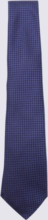 Canali Blue Wool Tie