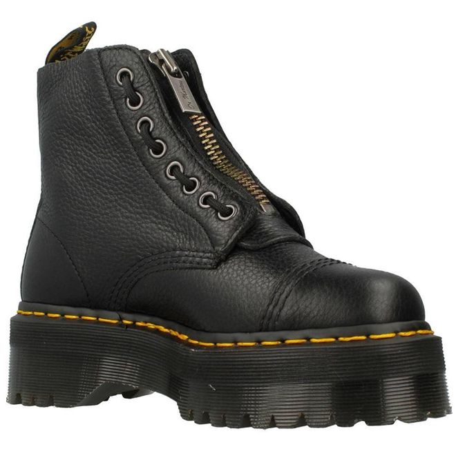 Sinclair Nappa Leather Womens Ankle Boots - Black - Size:UK 6.5