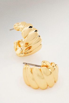 Ettika Twist of Fate Hoop Earrings