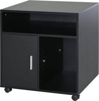 Carter's Particle Board 4-Compartment Storage Unit Black - CARTER | TJ Hughes