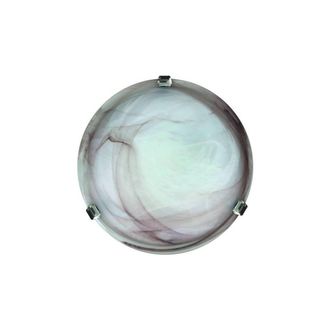 OEM 5 X Plafoniera Duna Alabastro Tabacco D 30 Cm