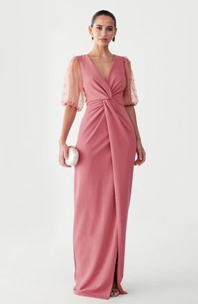 BWLDR Chiara Dress in Dusty Rose at Nordstrom, Size 8