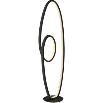 Lucande L&aacute;mpara De Pie Led bronwyn En Negro Aluminio - Lucande