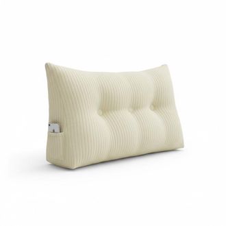 OEM Cuscino Da Lettura - Velluto A Coste Bianco Cuscino Da Lettura - Velluto A Coste Bianco 160 Cm