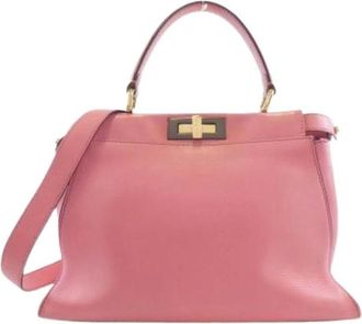 Fendi Pre-owned Handbags, female, Pink, Size: ONE SIZE Pre-owned Vintage Handbag