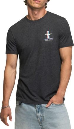 Lucky Brand Ford Mustang Cotton Blend Graphic T-Shirt in Jet Black at Nordstrom, Size Xx-Large