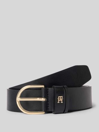 Tommy Hilfiger G&uuml;rtel aus echtem Rindsleder Modell EFFORTLESS 3.0 in Black, Gr&ouml;&szlig;e 100