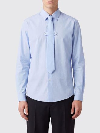 Dries Van Noten Camicia classica in popeline di cotone con collo francese