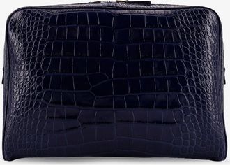 Tom Ford Croco print leather laptop pouch - TOM FORD - gender_Man
