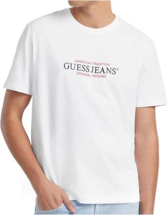 Guess Uomo, Top, Bianco, L, new