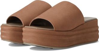 Free People Harbor Flatform Womens Shoes Fawn Grey : EU 37.5 (US Womens 7.5) M, Leather