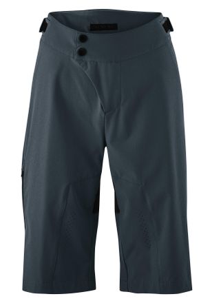 Gonso Radhose GONSO NOMESINO, Damen, Gr. 36, Normalgr&ouml;ssen, grau (anthrazit), 85% Polyester, 15% Elastan, Hosen Radhose, Damen Bike-Shorts, MTB Fahrradhose 