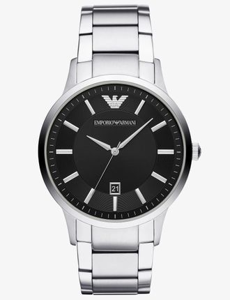 Emporio Armani Renato Heren Horloge Zilverkleurig AR11181