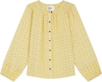 Leon & Harper Bedrukte blouse met lange mouwen en ronde hals, CODY