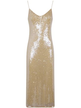 Ralph Lauren Woven Slip Dress Midi Dress