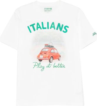 MC2 Saint Barth T-shirt met grafische print - Wit