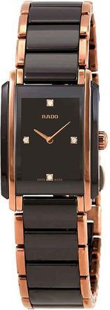 Rado Integral Black Diamond Dial Ladies Watch R20201712