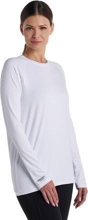 Coolibar Unisex Suntect Shield Shirt Performance Long Sleeve T-Shirt, UPF 50+ Sun Protection in White at Nordstrom, Size Xx-Large