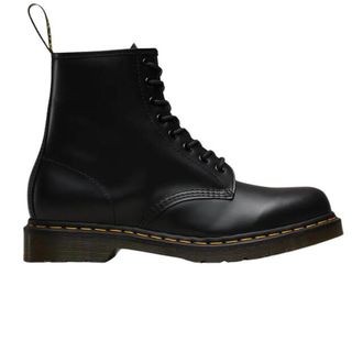 Dr. Martens 1460 Gladde Damesleren Laarzen - (Zwart)