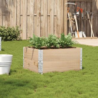 vidaXL Garden Planter 80x60 cm Solid Wood Pine vidaXL
