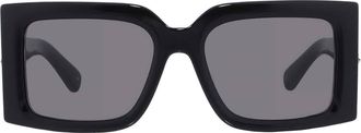 Ferragamo Ferragamo Grey Square Ladies Sunglasses SF2032S 001 55