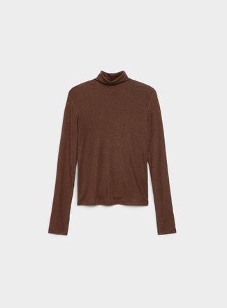 Icone Womens Ultra-soft turtleneck T-shirt