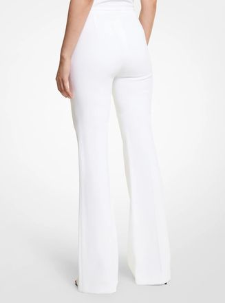 Michael Kors Brooke Double Crepe Sabl&eacute; Flared Pants