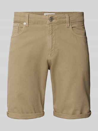 Jack & Jones Jack & Jones Jeansshorts mit Umschlag und Eingrifftaschen Modell RICK ALLEN in Hellbraun, Gr&ouml;&szlig;e XXL