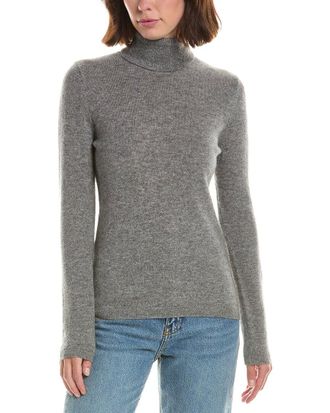 Fort&eacute; Cashmere Basic Turtleneck 100% Cashmere Pullover