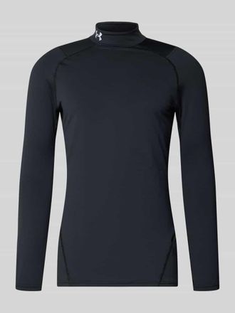 Under Armour Longsleeve mit Stehkragen in Black, Gr&ouml;&szlig;e XXL