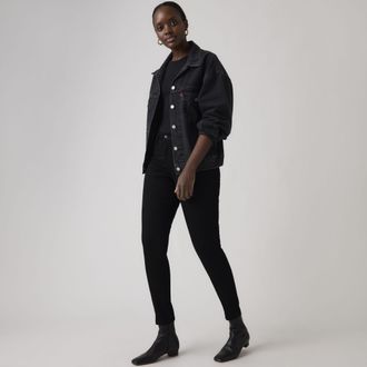 Levi's 721 High Rise Skinny Jeans - Womens - 25X28 - Black