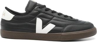 Veja Black Logo Volley Sneakers