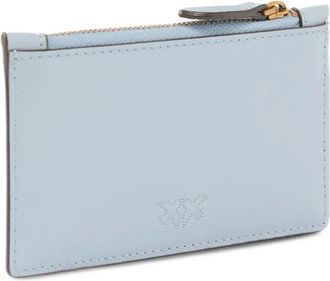 Pinko Portafoglio Love Birds con zip - Blu