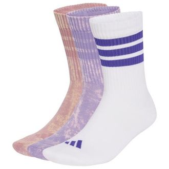 adidas 3 Stripes Cushioned Crew Stone Wash 3 Pair Pack Multifunktionssocken f&uuml;r Herren | wei&szlig;