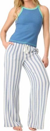 PJ Salvage Back From The Beach Camisole In Blue Horizon