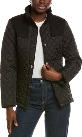 Shelli Segal Snowchic Diamond Quilt Jacket
