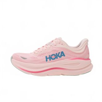 Hoka One One Womens Bondi 9 Shoe In Rose Tea/petal