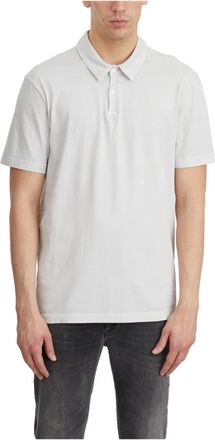 James Perse Katoenen Polo Shirt - Heren - Polos - Wit - XL - Katoen - Tops