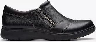 Clarks Womens Clarks Certina Pure in Black leather - Size: 5