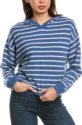 The Cashmere Project The Cashmere Project Striped Cashmere Hoodie