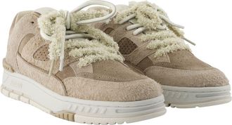 Axel Arigato Mens Area Lo Sneaker Beige Calfskin